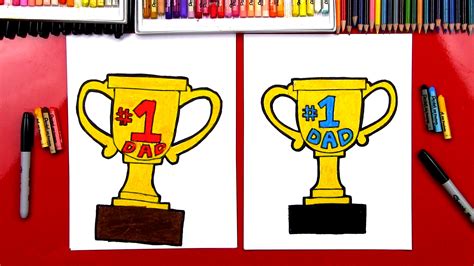 Download fathers day images and photos. How To Draw A Trophy For Father's Day - Art For Kids Hub