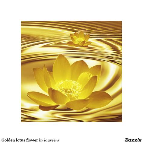 Golden Lotus Flower Large Canvas Art Affiliate Link Art Wall Wall