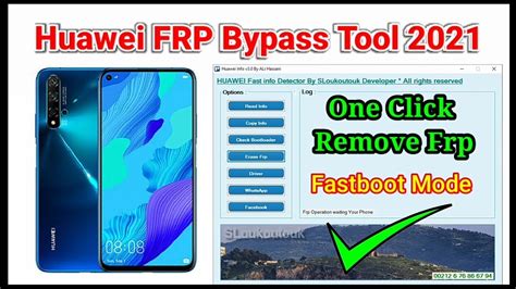 Huawei Frp Bypass Tool One Click Fastboot Mode YouTube