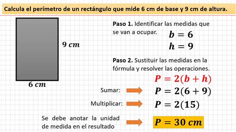 Perímetro Y área Del Rectángulo Aula05mate