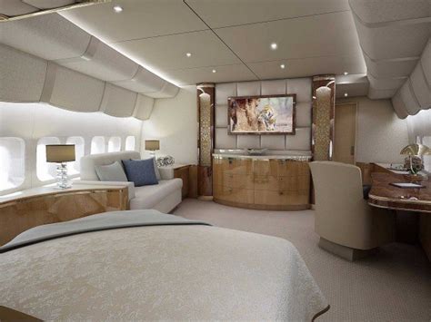Luxurious And Relaxing Interiors Of Boeing 747 8 Dream Private Jet