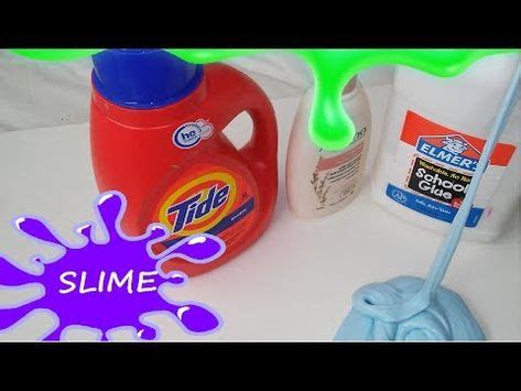 Clear glue slime usually doesn't need quite as much baking soda as white glue slime! How to make slime | Easy! ( glue, tide, lotion) - YouTube | How to make slime, Easy slime recipe ...