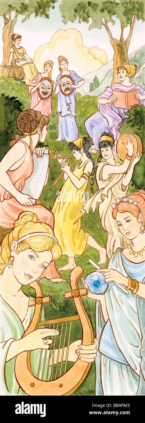 In Ancient Greek And Roman Mythology The Muses Were Nine Sister