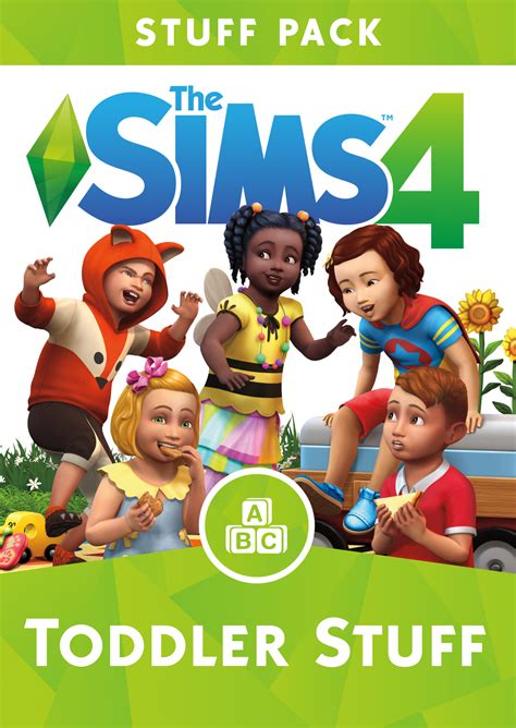 The Sims 4 Kids Room Stuff Official Box Art Logo And