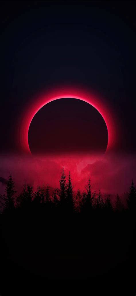 Red Moon Iphone Wallpapers Free Download
