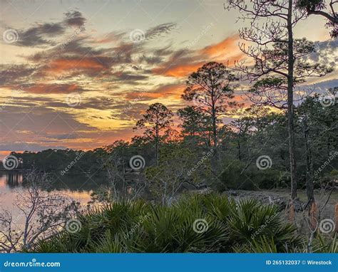 Breathtaking View of the Sunset in One of the Seven Natural Wonders of