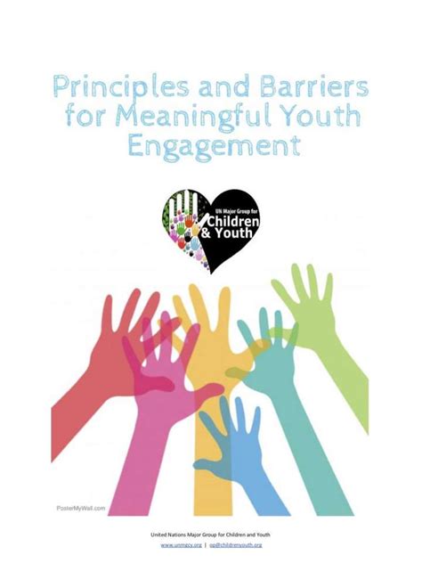 Principles And Barriers For Meaningful Youth Participation Preventionweb