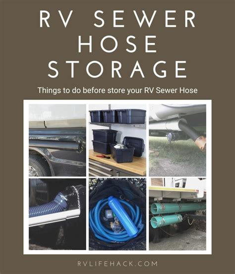 RV Sewer Hose Storage Ideas For New Campers RV LIFE HACK
