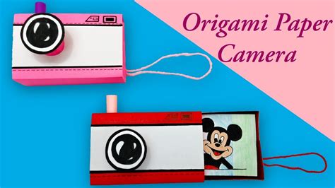 How To Make A Paper Camera Mini Paper Camera Diy Paper Camera