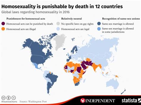 Lgbt Relationships Are Illegal In 74 Countries Research Finds The