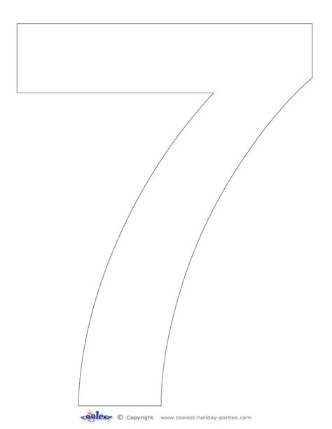 Printable Number 7 Coolest Free Printables Printable Numbers