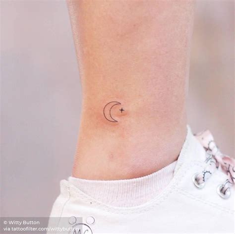 Moon Tattoo Wrist Moon Star Tattoo Half Moon Tattoo Small Moon