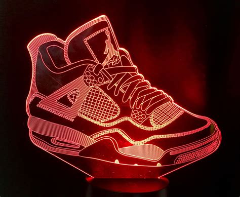 Air Jordan Multi Color Light Up Sneaker Neon Light Usb Powered Sign