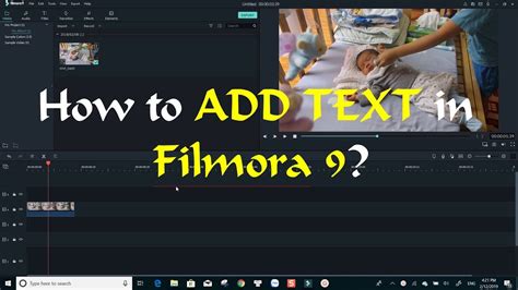 How To Add Text to Video - Filmora 9 Tutorial - YouTube