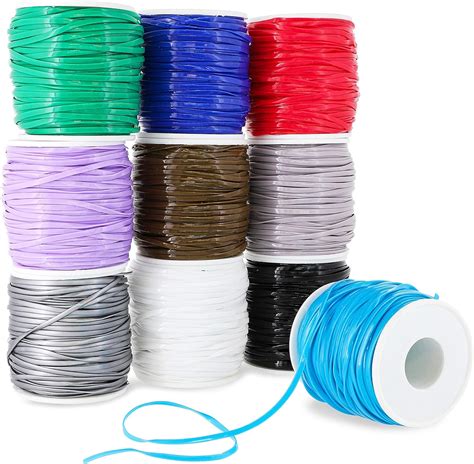 Juvale 10 Pack Plastic Lacing String Cord For Diy Craft Jewelry 10