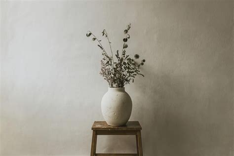 Beige Aesthetic Flowers In Vase Background Premium Image By Rawpixel
