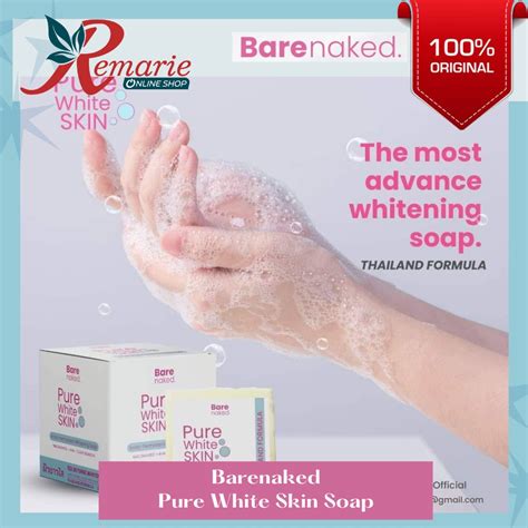 barenaked pure white skin soap 70g shopee philippines
