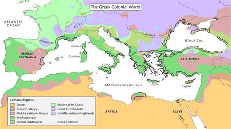 Greece And Its Colonies In The Sixth Century Pbs Learningmedia