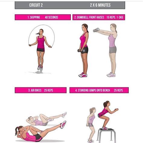 Fitness On Instagram “try This Quick 12min Circuit From Our Home