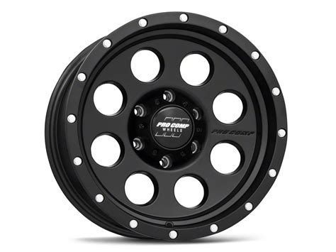 Pro Comp Wheels Toyota 4 Runner Proxy Satin Black 6 Lug Wheel 17x9