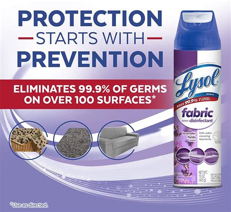 Lysol Fabric Disinfectant Spray Sanitizing And Antibacterial Spray