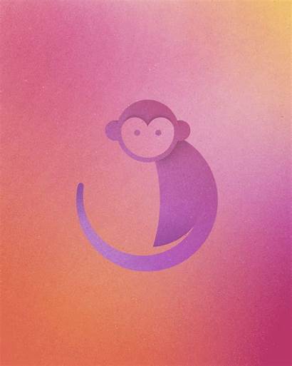 Circles Animal Perfect Logos Monkey Colorful Dorota