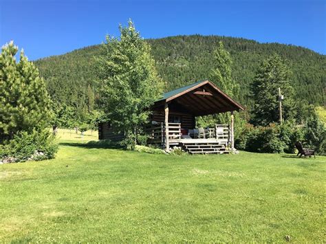 Authentic Montana Log Cabin Cabins For Rent In Bigfork Montana