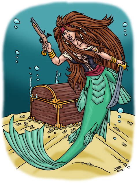 Commission Pirate Mermaid By Prodigyduck On Deviantart