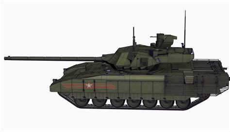 3d Model T 14 Armata Russian Mbt Game Model Pbr Vr Ar Low Poly