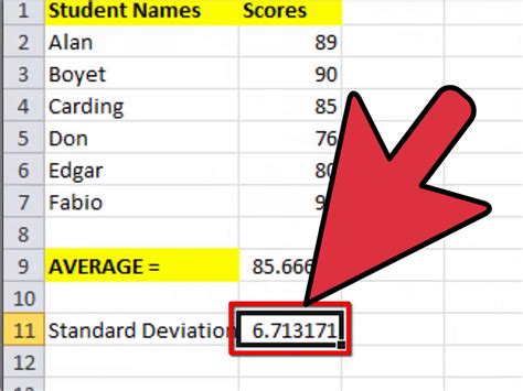 How To Calculate Mean And Standard Deviation With Excel 2007