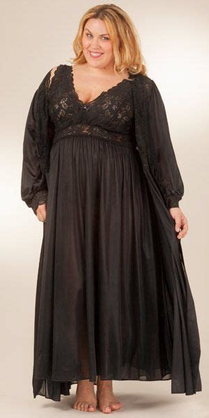 Prettieeeeeeeeeeeee Night Gown Black Nightgown Plus Size