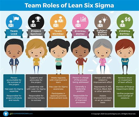 Lean Six Sigma Improvement Team Roles Defining Each Role