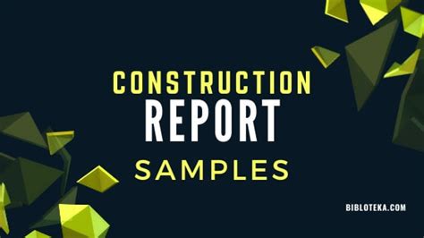 Building Construction Monthly Progress Report Samples Bibloteka