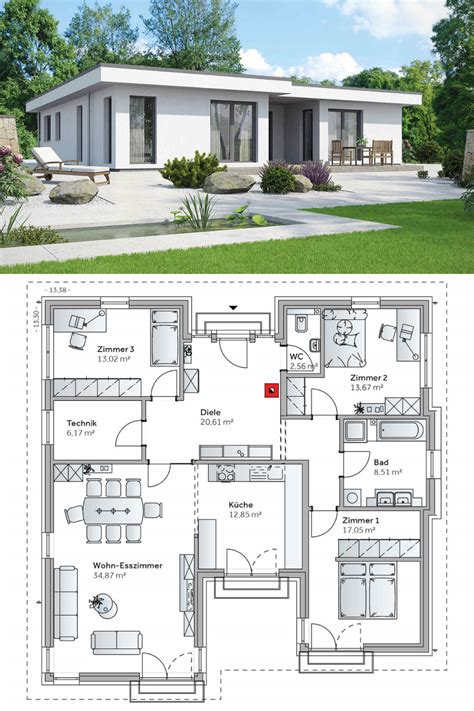 Charming Bungalow House Design Поэтажные планы домов Архитектура