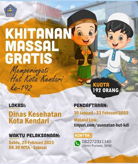 Sunat Massal Salah Satu Kegiatan Jelang Hut Kota Kendari