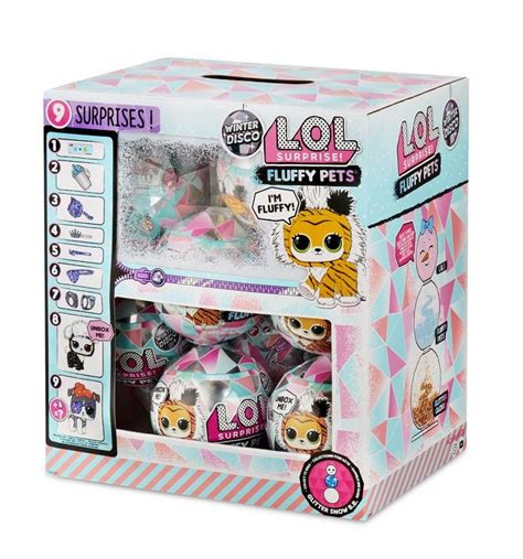 Plastika, sintetičko krzno, papir dimenzije: Target Onlinel Lol Fluffy Pets / Giochi Preziosi Surprise! LOL Fluffy Pets Winter Disco - Lol ...