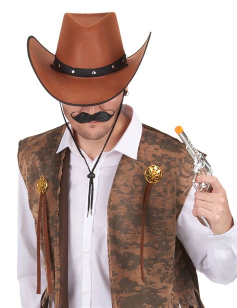 Brauner Cowboy Hut Für Herren Hüteund Günstige Faschingskostüme Vegaoo