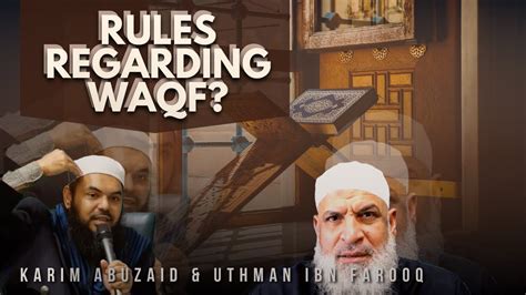 Rules Regarding Waqf Signs Of Stopping The Quran Karim Abuzaid
