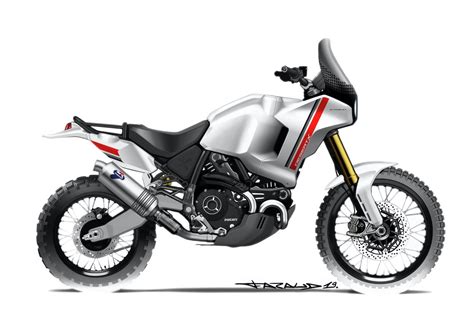 Ducati Scrambler DesertX Concept Sketch Renchlist