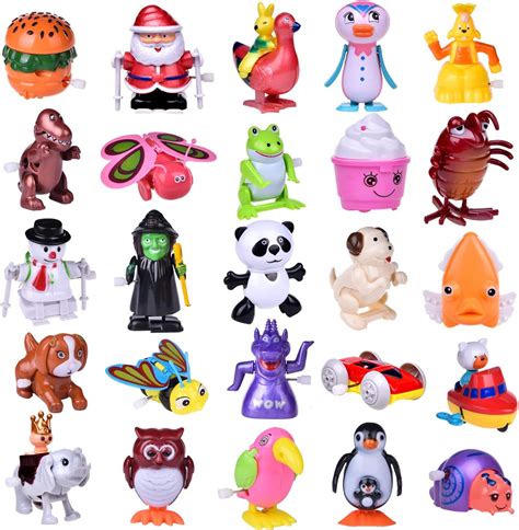 Wind Up Toys 25 Pcs Assorted Animal Toys Halloween Party Favors