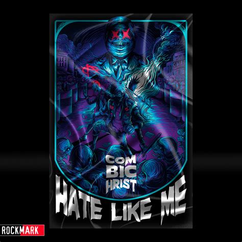 Combichrist Hate Like Me Poster Flag Rock Mark Merch Europe