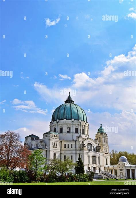 Kirche Am Zentralfriedhof Wien Österreich Stockfotografie Alamy