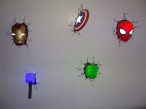 10 Things To Consider Before Installing 3d Avengers Wall Lights