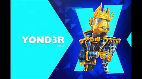 Yond3r Skin Showcasegameplay Fortnite With Over 100 Back Blings Youtube