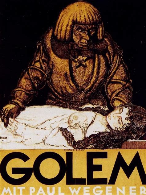 The Golem How He Came Into The World 1920 Posters — The Movie