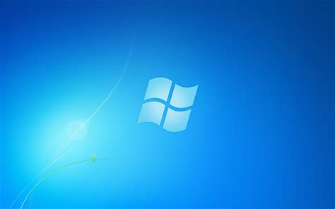 Microsoft Windows Light Blue Wallpaper 1920x1200