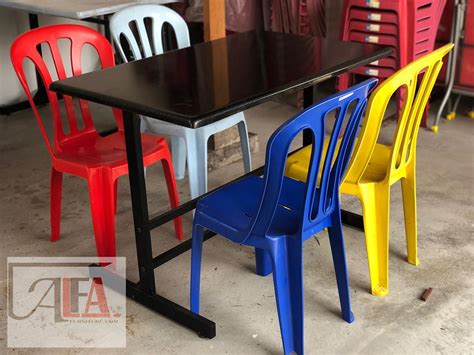 Meja makan murah lengkap bagus minimalis modern fortuna import kaca bagus. KERUSI PLASTIK 3V MURAH BORONG SUPPLIER - Alfai Furniture ...