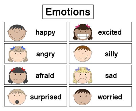 7 Best Images Of Printable Emotion Cards Free Printable