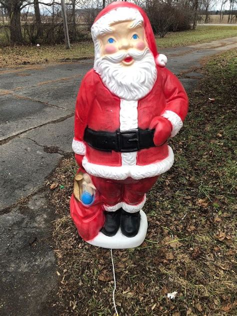 Rare Vintage Santa Claus Christmas Blow Mold 60 5ft Outdoor Yard