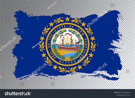 New Hampshire State Flag New Hampshire Stock Illustration 2147684165